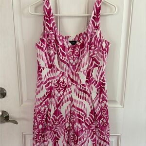 Perceptions New York Pink and White Dress